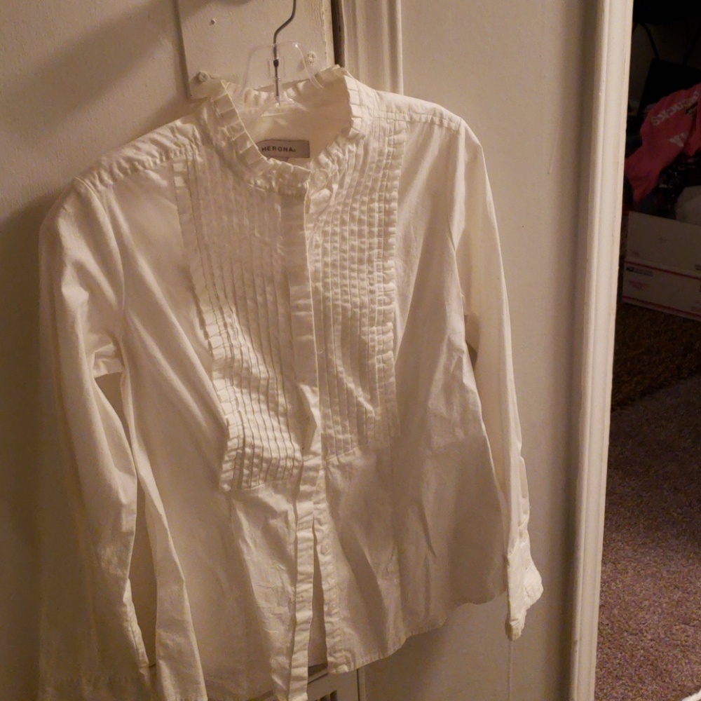 White Button Up Blouse